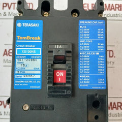 Terasaki Electric Xs100Ns Circuit Breaker Ac220V 50Ka Dc250V Ac600V