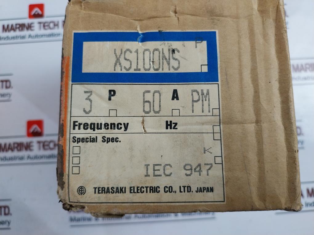 Terasaki Electric Xs100Ns Tembreak 3 Pole Circuit Breaker 60A Ac220V 50Ka