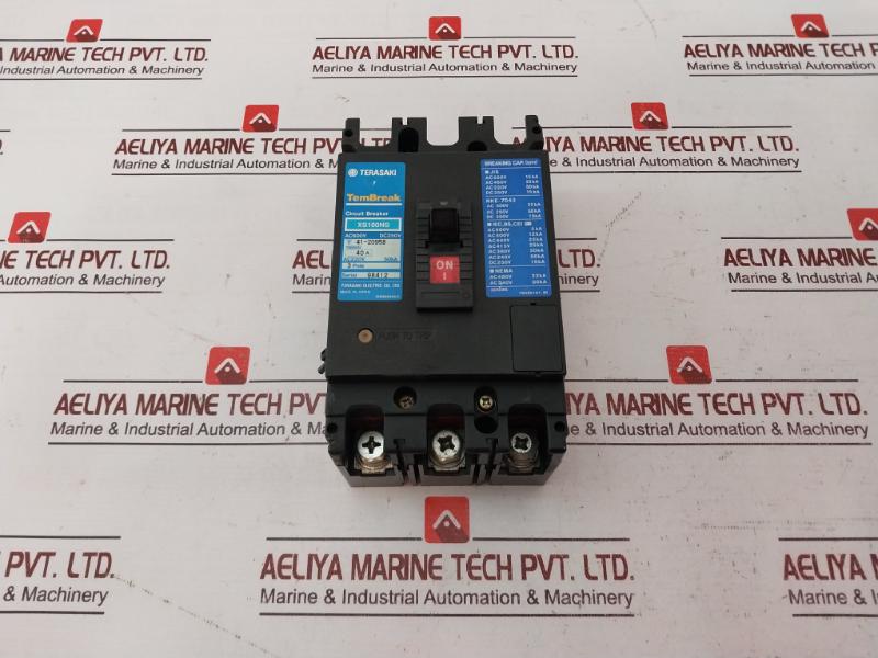 Terasaki Electric Xs100Ns Tembreak Circuit Breaker Ac 600V Dc 250V Ac220V 50Ka