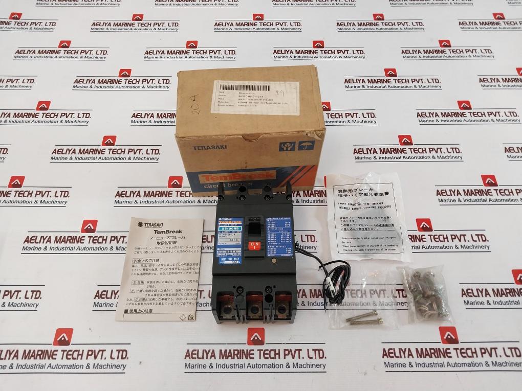 Terasaki Electric Xs100nb 20a Circuit Breaker Ac690v 50~60hz 41-26178