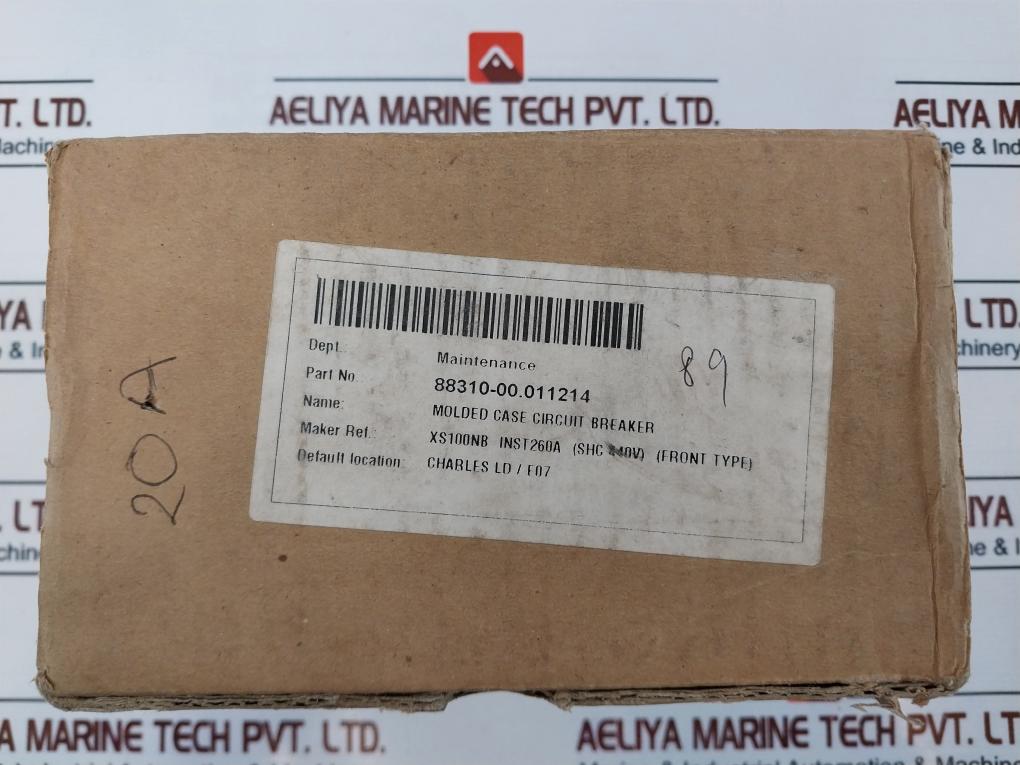 Terasaki Electric Xs100Nb 20A Circuit Breaker Ac690V 50~60Hz 41-26178