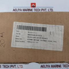 Terasaki Electric Xs100Nb 20A Circuit Breaker Ac690V 50~60Hz 41-26178