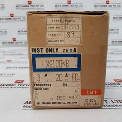 Terasaki Electric Xs100Nb 20A Circuit Breaker Ac690V 50~60Hz 41-26178