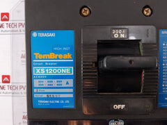 Terasaki Electric Xs1200Ne Tembreak Circuit Breaker Ac500V 50Ka Ysas0167-b1