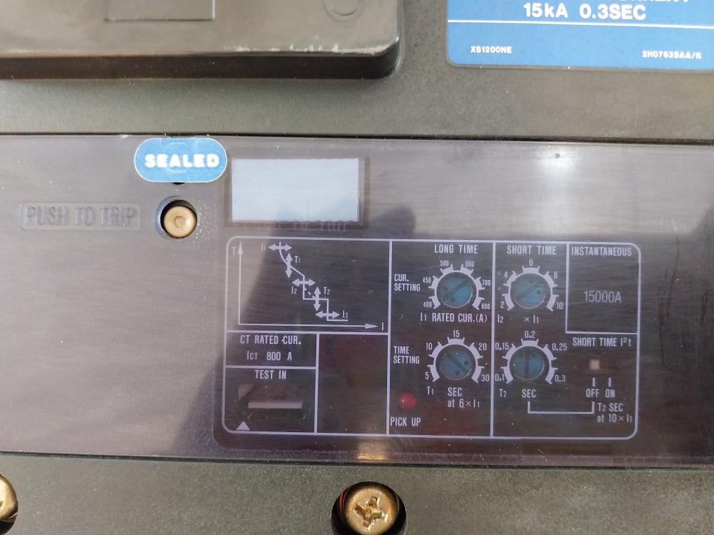Terasaki Electric Xs1200Ne, 3 Pole Circuit Breaker 690Vac 50~60Hz