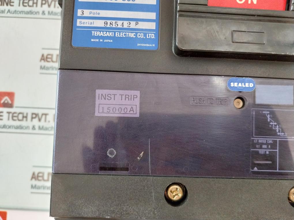 Terasaki Electric Xs1200Ne, 3 Pole Circuit Breaker 690Vac 50~60Hz