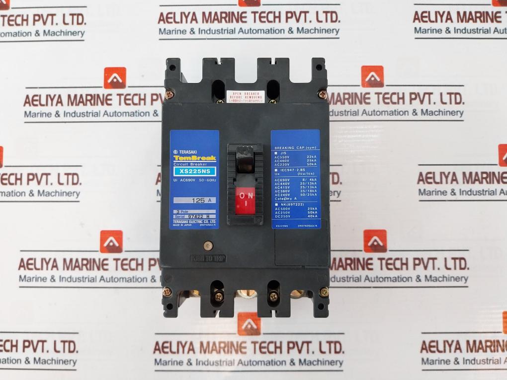 Terasaki Electric Xs225Ns 125A Circuit Breaker Ac690V 50/60Hz
