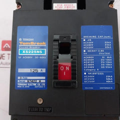 Terasaki Electric Xs225Ns 3 Pole Circuit Breaker 125A Ac690V 2H0752Saa/K