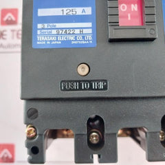 Terasaki Electric Xs225Ns 3 Pole Circuit Breaker 125A Ac690V 2H0752Saa/K
