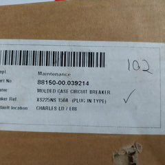 Terasaki Electric Xs225Ns Molded Case Circuit Breaker 3-pole 150A