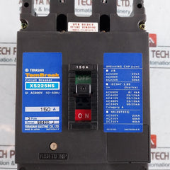 Terasaki Electric Xs225Ns Molded Case Circuit Breaker 3-pole 150A