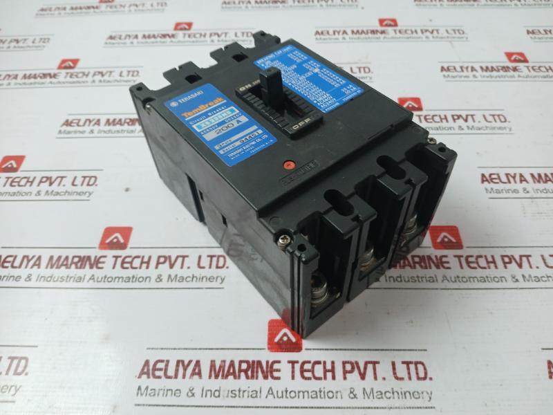 Terasaki Electric Xs225Ns Tembreak Circuit Breaker 3 Pole Ac 600V Dc 250V 200A