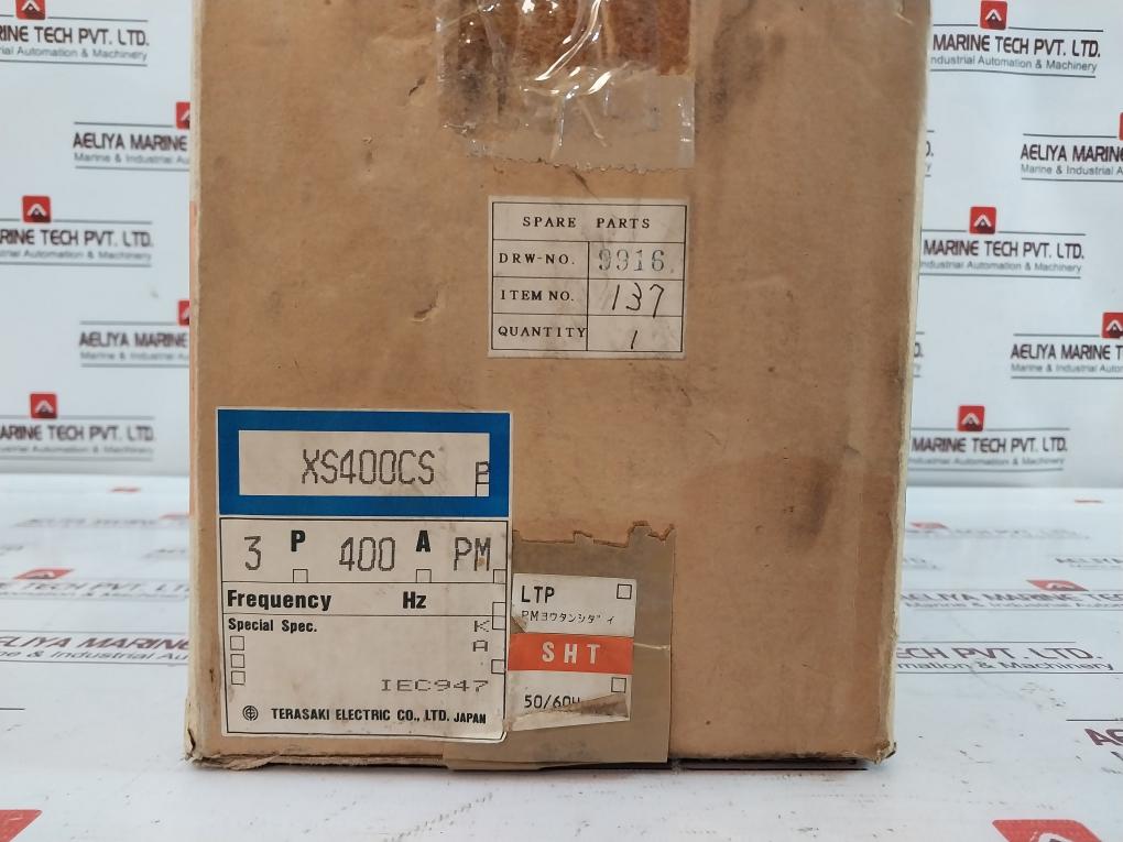 Terasaki Electric Xs400Cs 3Pole Tembreak Circuit Breaker Ac690V 200-480V 400A