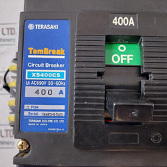 Terasaki Electric Xs400Cs Circuit Breaker 400A With Xcu1S Uvt Controller