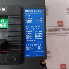 Terasaki Electric Xs400Cs Circuit Breaker 400A With Xcu1S Uvt Controller