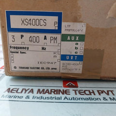 Terasaki Electric Xs400Cs Circuit Breaker 400A With Xcu1S Uvt Controller