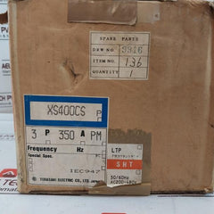 Terasaki Electric Xs400Cs Tembreak Circuit Breaker Ac690V 350A 200-480V 50/60Hz