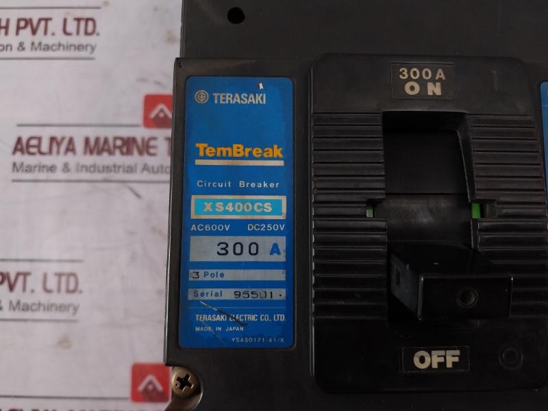 Terasaki Electric Xs400Cs Tembreak Circuit Breaker Ysas0171-a1/K 300A