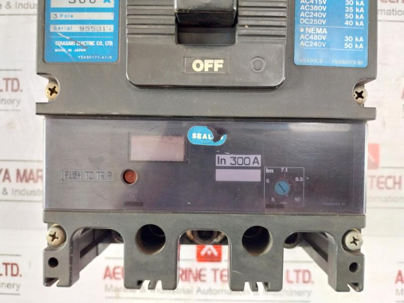 Terasaki Electric Xs400Cs Tembreak Circuit Breaker Ysas0171-a1/K 300A
