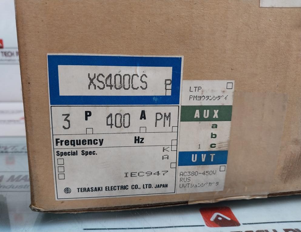 Terasaki Electric Xs400Cs Tembreak Circuit Breaker 400A