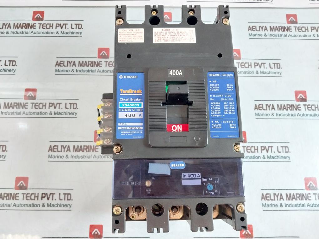 Terasaki Electric Xs400Cs Tembreak Circuit Breaker 400A