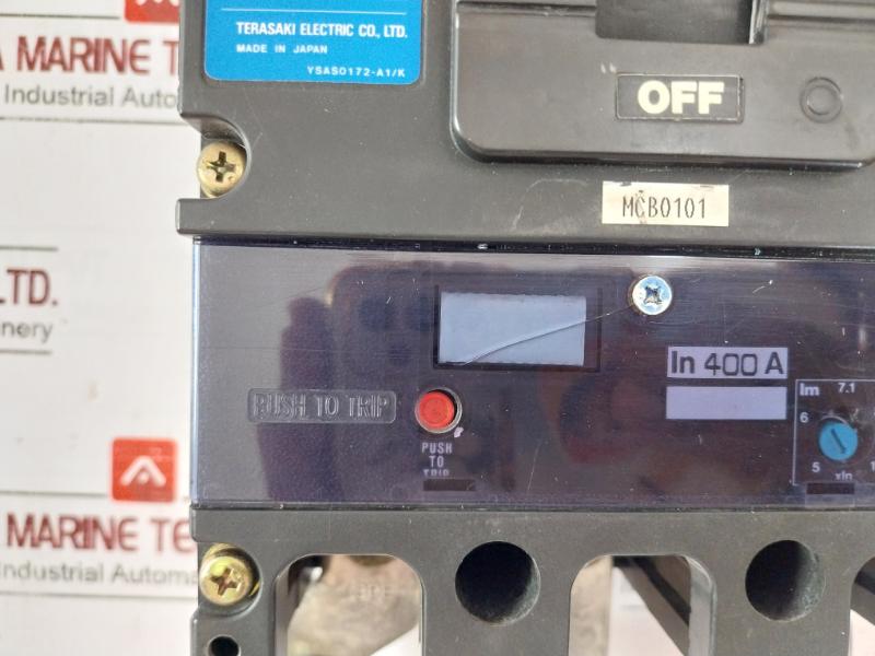 Terasaki Electric Xs400Ns Tembreak Circuit Breaker 3 Pole 400A 100-115V 50/60Hz