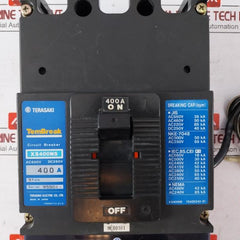 Terasaki Electric Xs400Ns Tembreak Circuit Breaker 3 Pole 400A 100-115V 50/60Hz