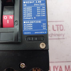 Terasaki Electric Xs50Cs 3 Pole Circuit Breaker Ac600V 2H0535Sfa/K Ac220V 7.5Ka
