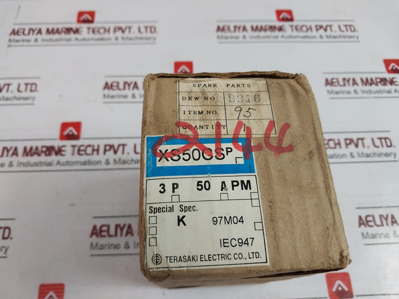 Terasaki Electric Xs50Cs Circuit Breaker 3 Pole 50-60Hz Ui Ac660V