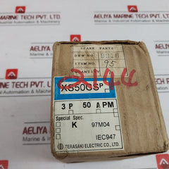 Terasaki Electric Xs50Cs Circuit Breaker 3 Pole 50-60Hz Ui Ac660V