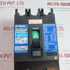 Terasaki Electric Xs50Cs Circuit Breaker 3 Pole 50-60Hz Ui Ac660V