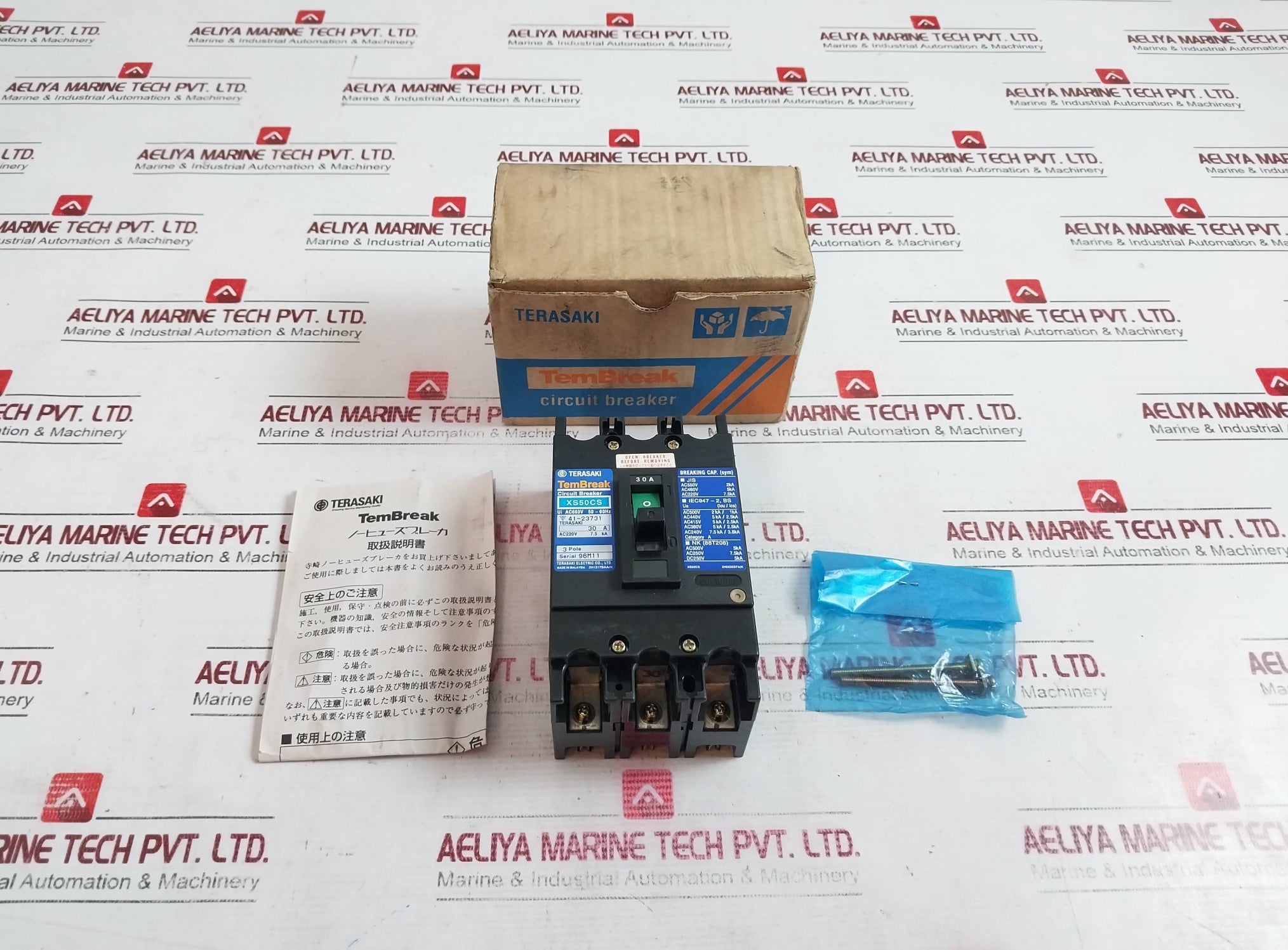 Terasaki Electric Xs50Cs Tembreak Circuit Breaker 30A 220V 7.5Ka