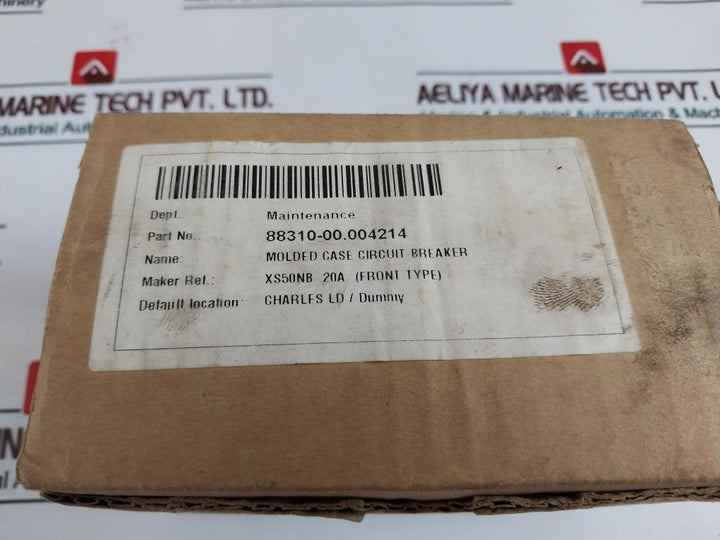 Terasaki Electric Xs50Nb 20A Molded Case Circuit Breaker 3 Pole 50/60Hz