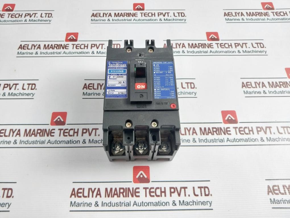 Terasaki Electric Xs50Nb Circuit Breaker 30A Ac660V 50-60Hz