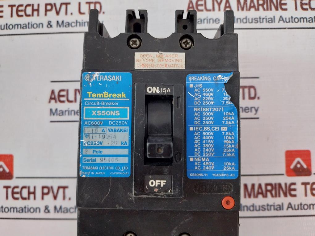 Terasaki Electric Xs50Ns Circuit Breaker 15A