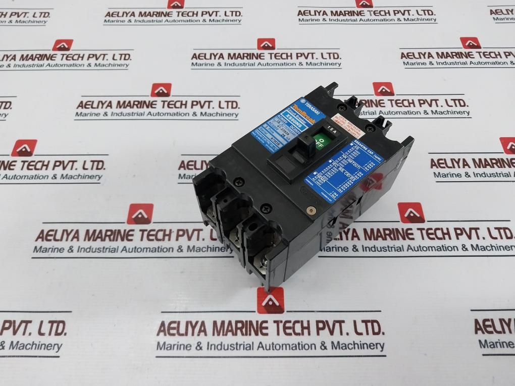 Terasaki Electric Xs50Ns Circuit Breaker 15A Ac600V Dc250V 3 Pole