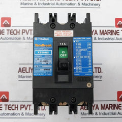 Terasaki Electric Xs50Ns Circuit Breaker 15A Ac600V Dc250V 3 Pole