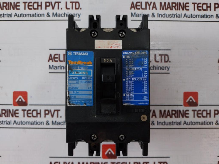 Terasaki Electric Xs50Ns Circuit Breaker 50A Ac600V Dc250V