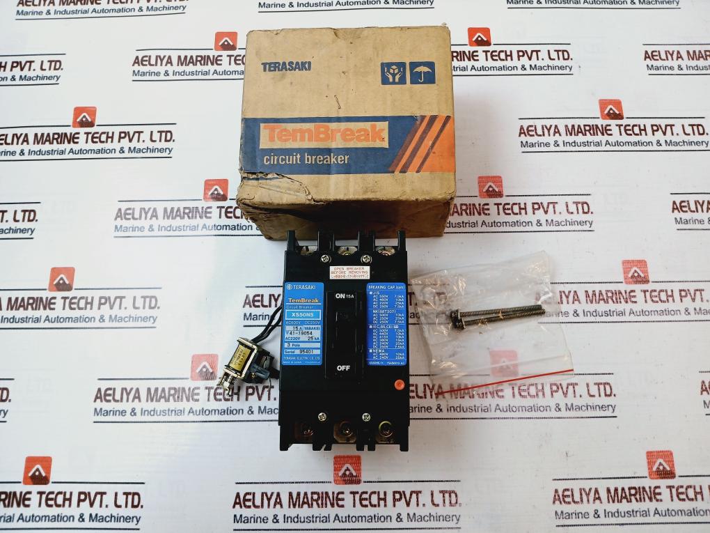 Terasaki Electric Xs50Ns Tembreak Circuit Breaker 3 Pole 15A