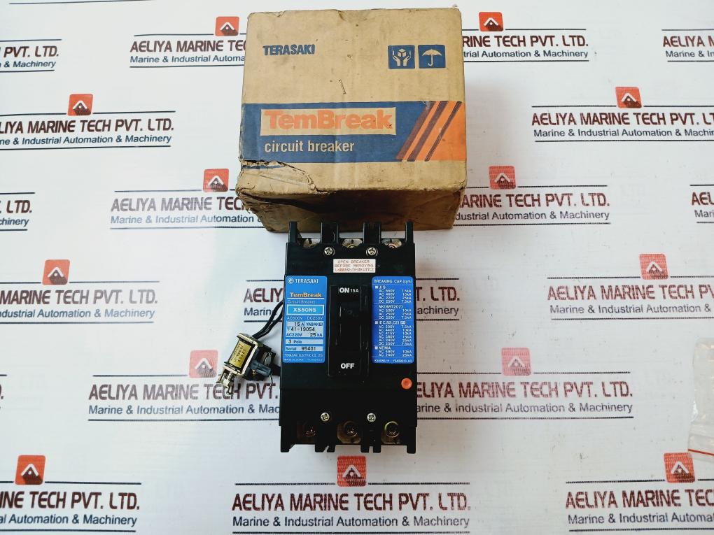 Terasaki Electric Xs50Ns Tembreak Circuit Breaker 3 Pole 15A