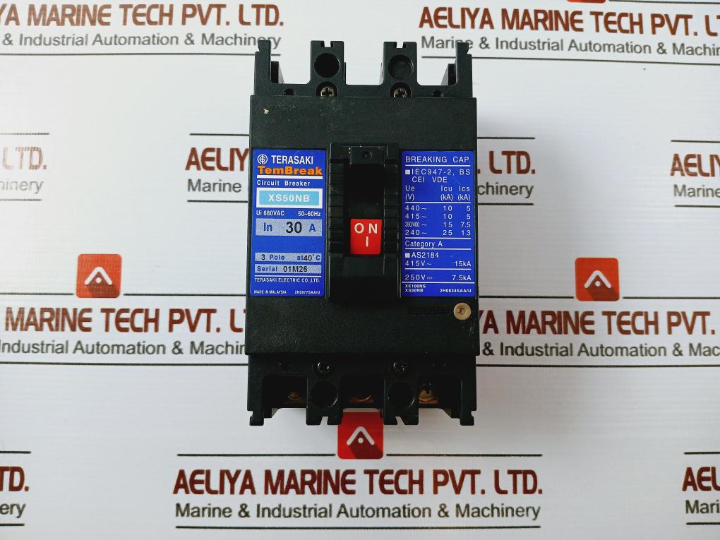 Terasaki Electric Xs50nb Circuit Breaker 415v~ 15ka