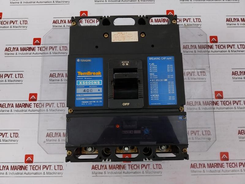 Terasaki Electric Xs600Ns Tembreak Circuit Breaker Ysas0202-b1 400A