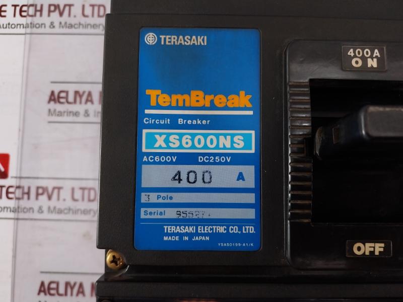 Terasaki Electric Xs600Ns Tembreak Circuit Breaker Ysas0202-b1 400A