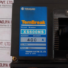 Terasaki Electric Xs600Ns Tembreak Circuit Breaker Ysas0202-b1 400A