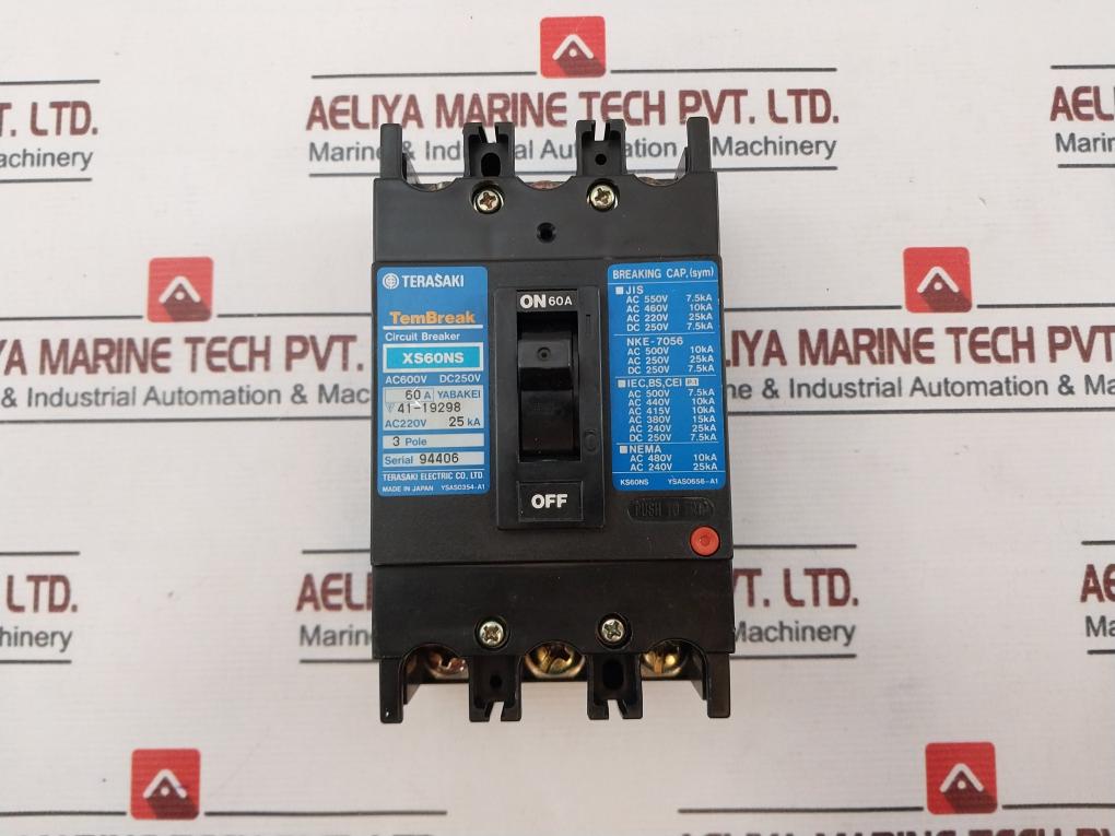 Terasaki Electric Xs60Ns Circuit Breaker