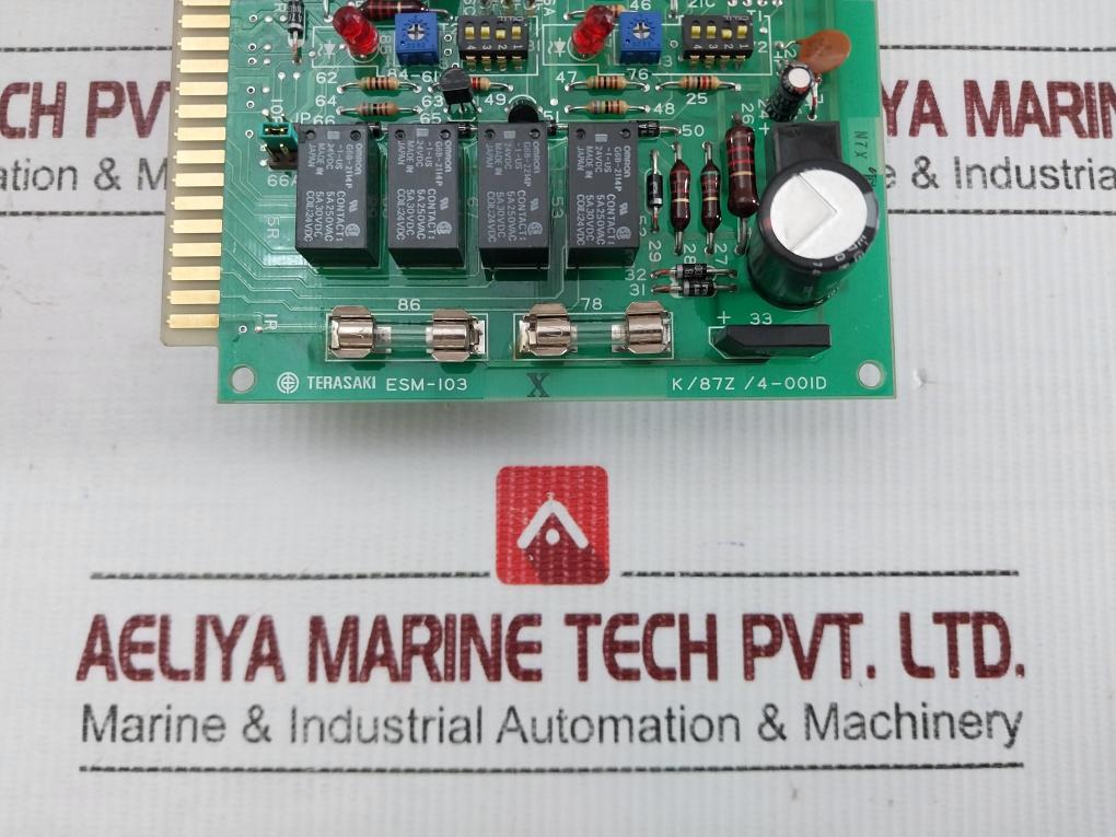 Motor Starter Relay Control Pcb Module Esm-103 Terasaki
