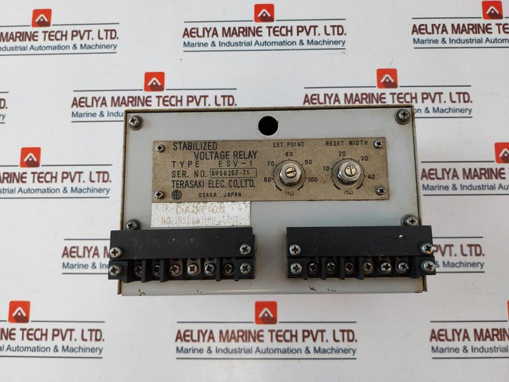 Terasaki Esv-1 Stabilized Voltage Relay Dc24V