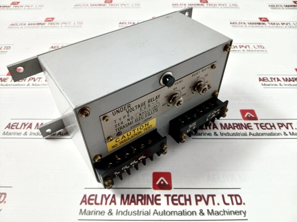 Terasaki Euv-1 Under Voltage Relay Dc 24V