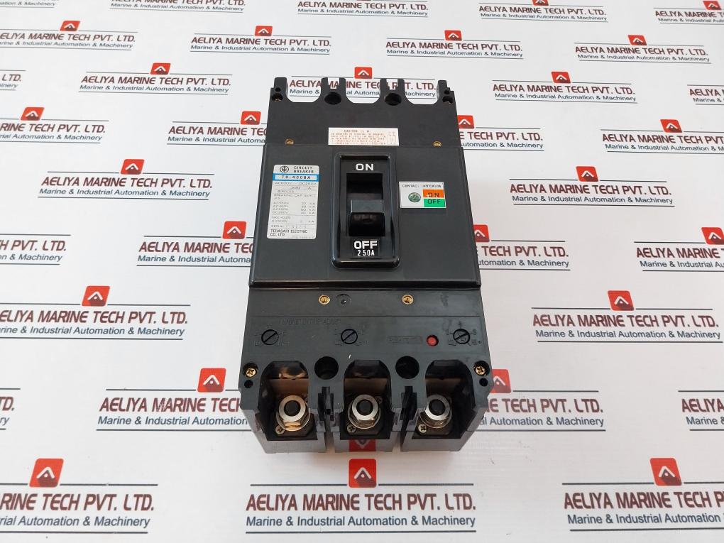 Terasaki T0-400Ba No-fuse Circuit Breaker 3 Pole 250A