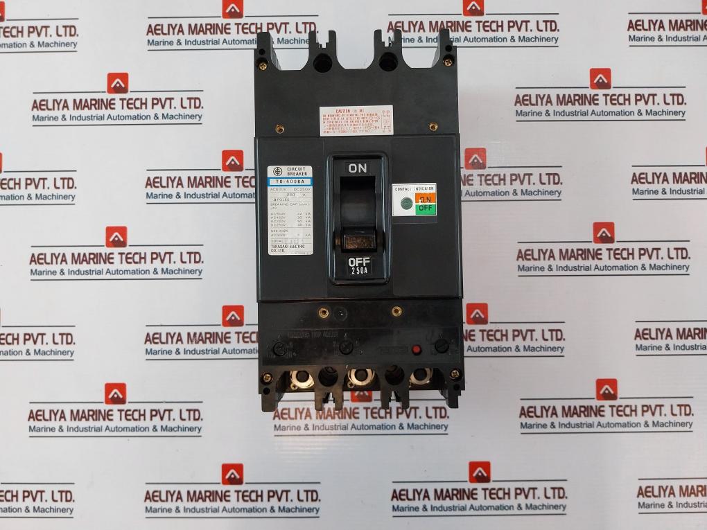 Terasaki T0-400Ba No-fuse Circuit Breaker 3 Pole 250A